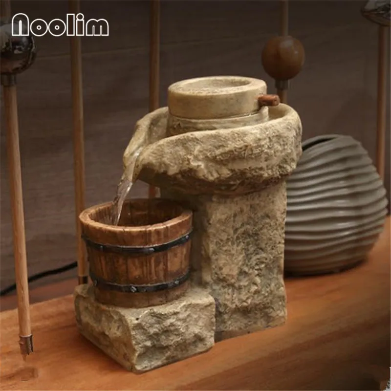 Персональный офисный Настольный фэн-шуй с колесом для комнатной гигрометрии