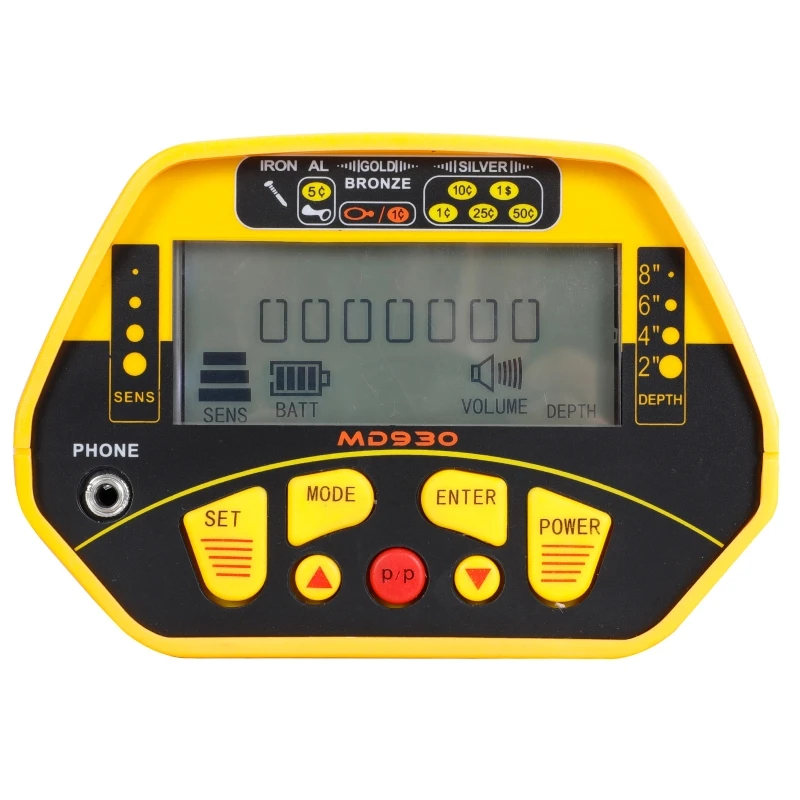 

MD930 Underground Metal Detector Finder Pinpoint Disc All Metal Mode Gold Treasure Hunter Golden Digger Search Tool