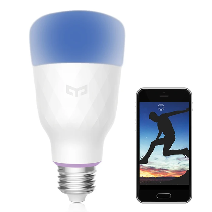 3 шт. YLDP06YL умная лампа Цвет Изменен 10 Вт RGB E27 Беспроводное управление WiFi умная лампочка от Xiaomi экосистема продукта