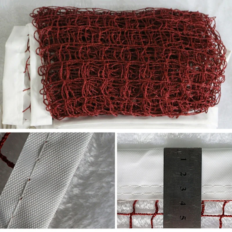 

Portable Standard Badminton Net, Indoor Outdoor Volleyball Tennis Training Quickstart Tennis Badminton Square Net 6.1m*0.76m #