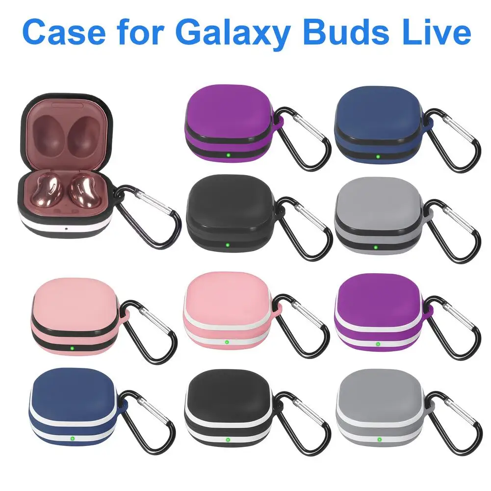 

Earphones Case Wireless Bluetooth Earphone Shell Silicone + ABS Anti-fall Explosion Protection Cover Headphones Case