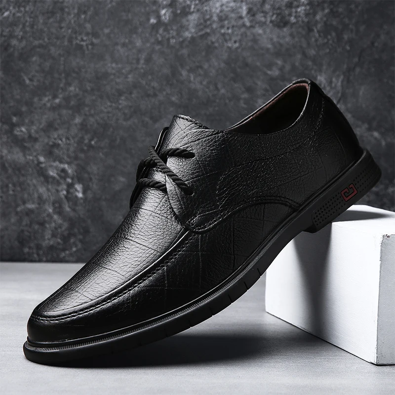 

Zapatillas Casual Hombre Shoe Casual Man Fashion Shoes Mens Men Leather Flat Black For Loafers Sport Zapatos Casuales