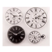 clock clear stamps diy scrapbooking card album paper craft rubber transparent silicon clear stamp
