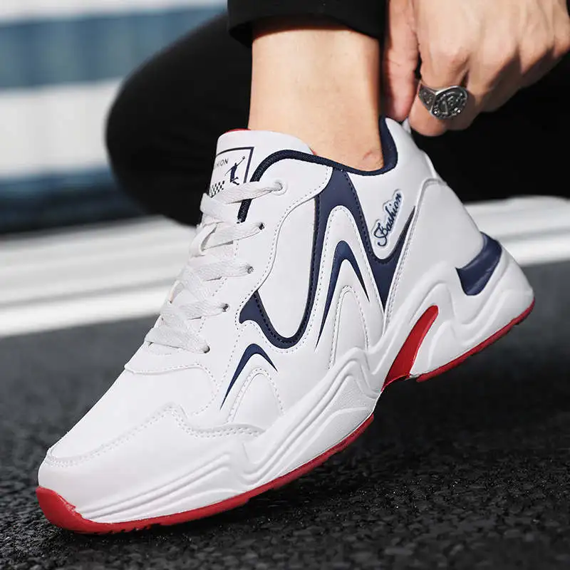 

Беговые кроссовки для пожилых мужчин высокие мужские спортивные ботинки 33-49 кроссовки блестящая Мужская Спортивная обувь для тенниса