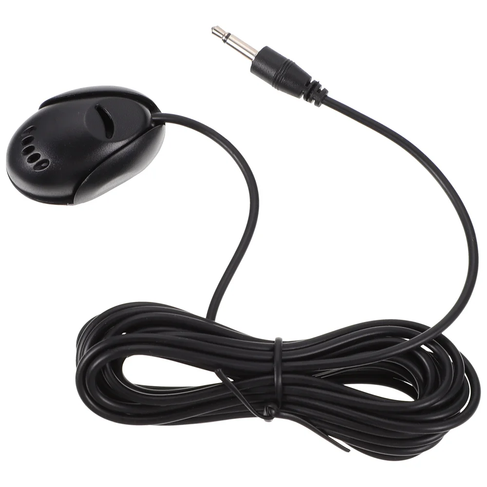 

Wired Paste Type External Microphone Car Audio Mic laptop Radio Stereo Speaker