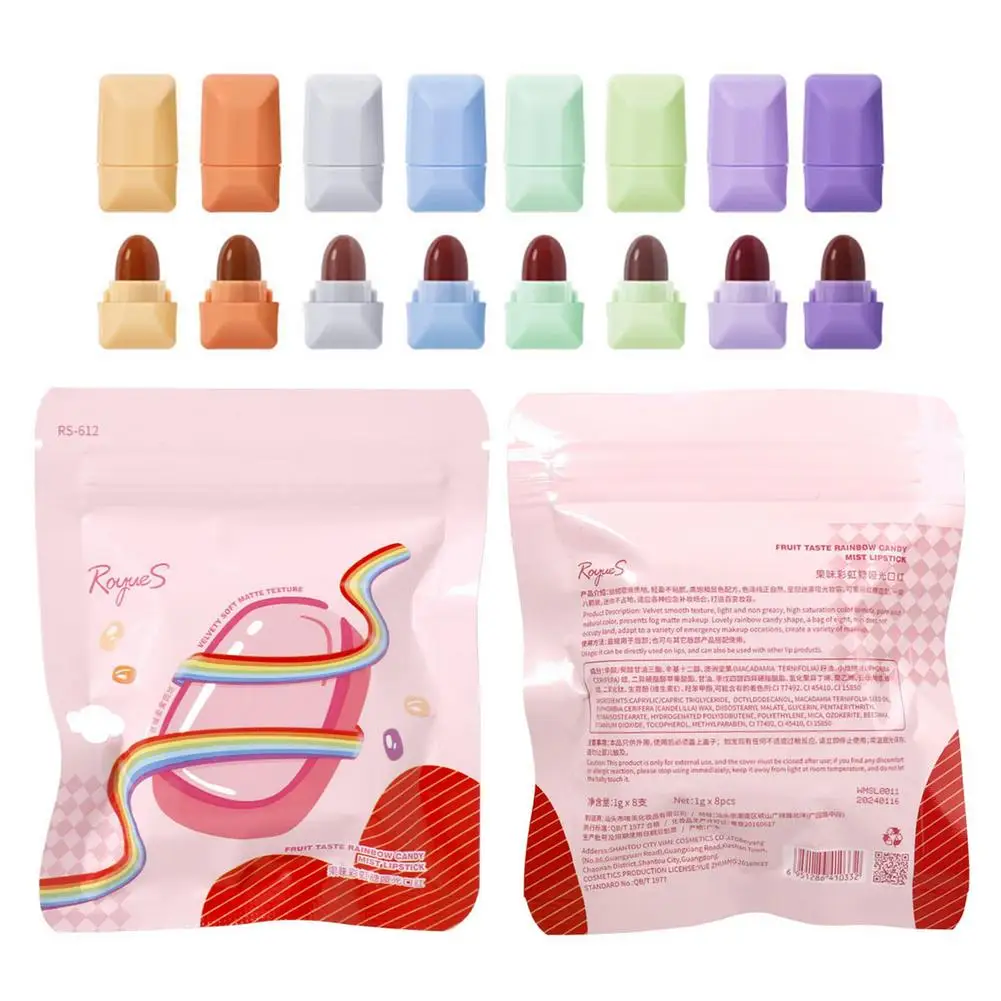 Мини бархатная матовая помада-милый блеск для губ различных форм и цветов