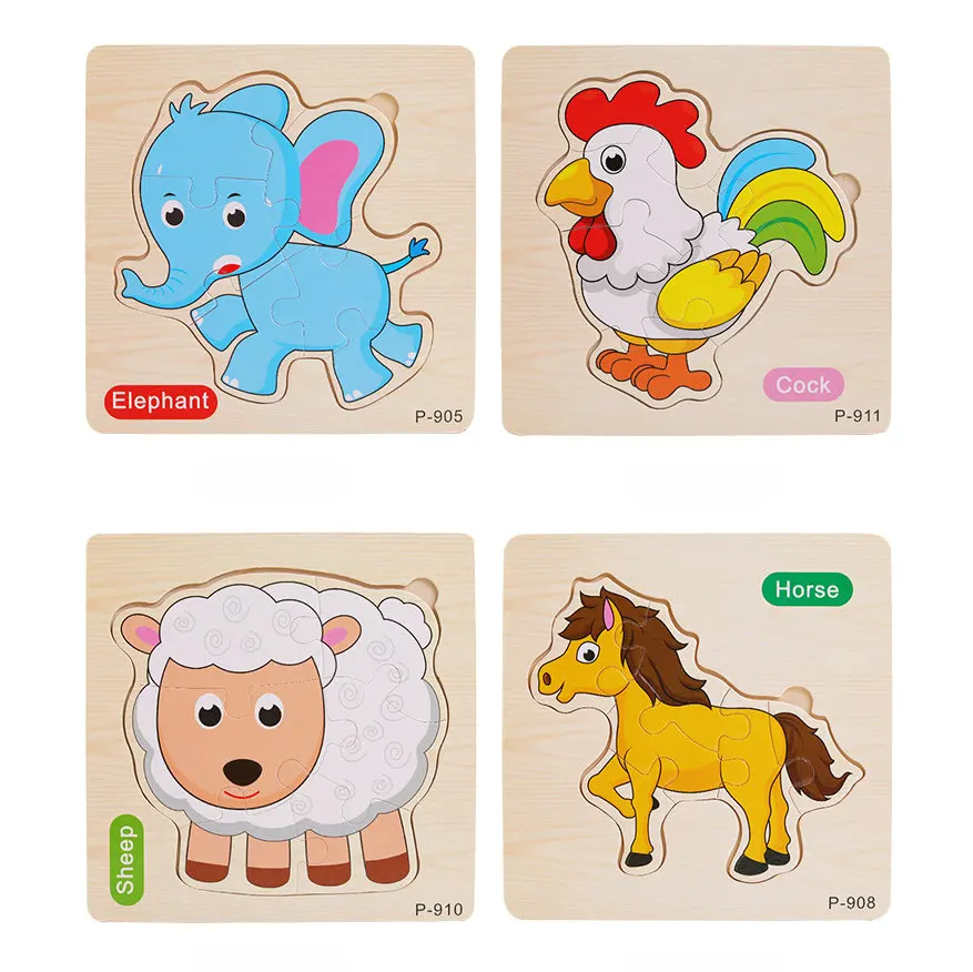 Пазл детский деревянный 3D острые развивающие | Игрушки и хобби