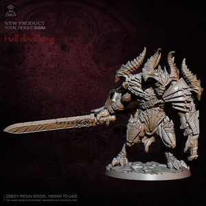 80 мм смолы модель наборы ад Господа самодельный TD-2402