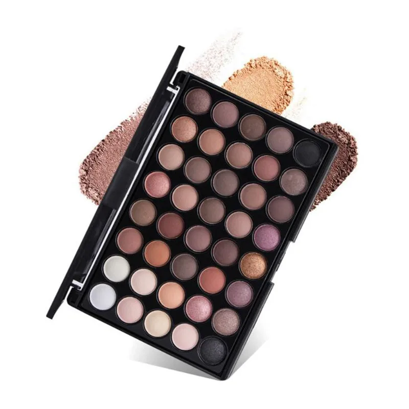 Матовые тени для век 40 цветов Палетка теней макияжа блеск водостойкий стойкий