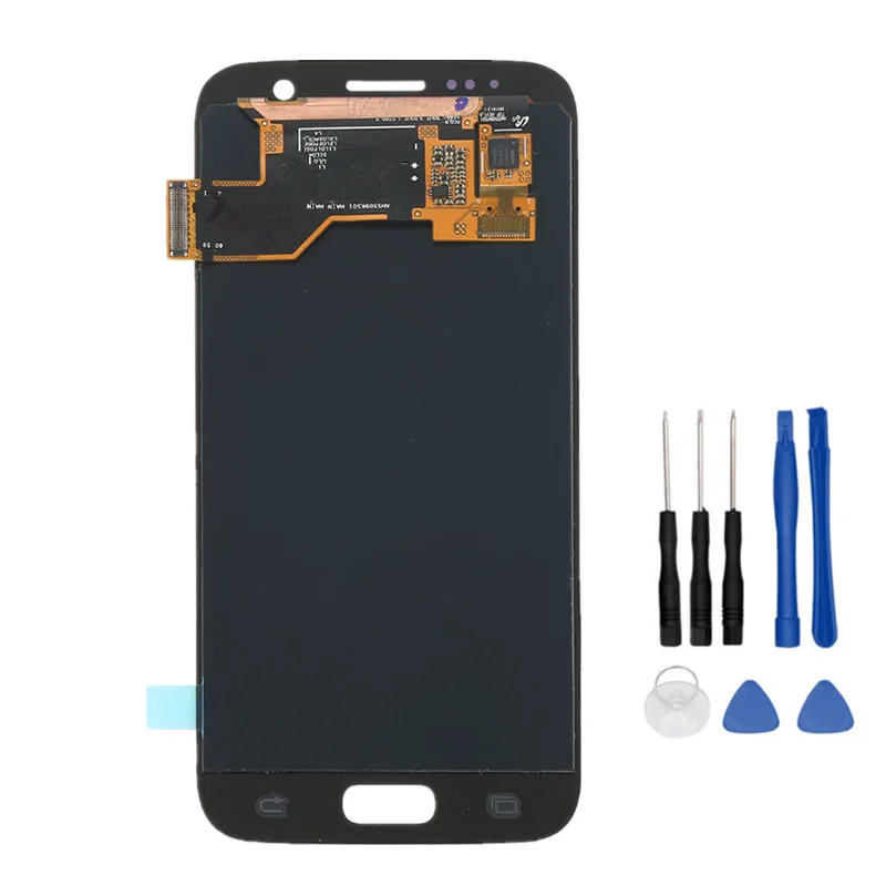 Оригинальный AMOLED для Samsung Galaxy S7 ЖК дисплей с сенсорным экраном дигитайзер SM G930 G930F