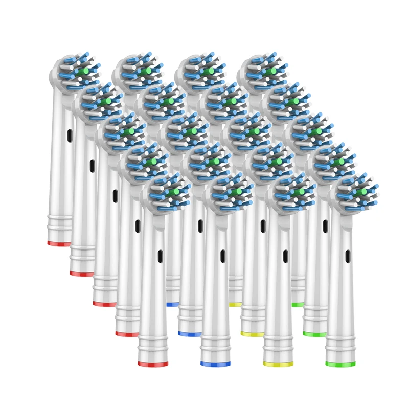 Сменные насадки для зубных щеток Oralb B-набор из 20 головок для электрической зубной щетки Oralb Braun-зубная щетка Cross Action es