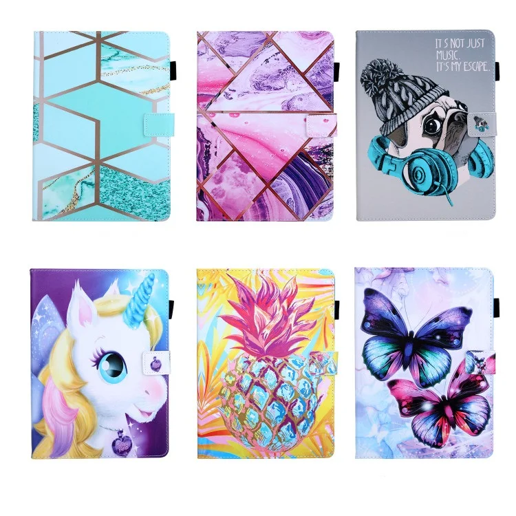 Marble Unicorn Puppy Tablet Case For New iPad 9.7 2017 2018 Funda inch Air 1 2 Cover Etui + Pen | Компьютеры и офис