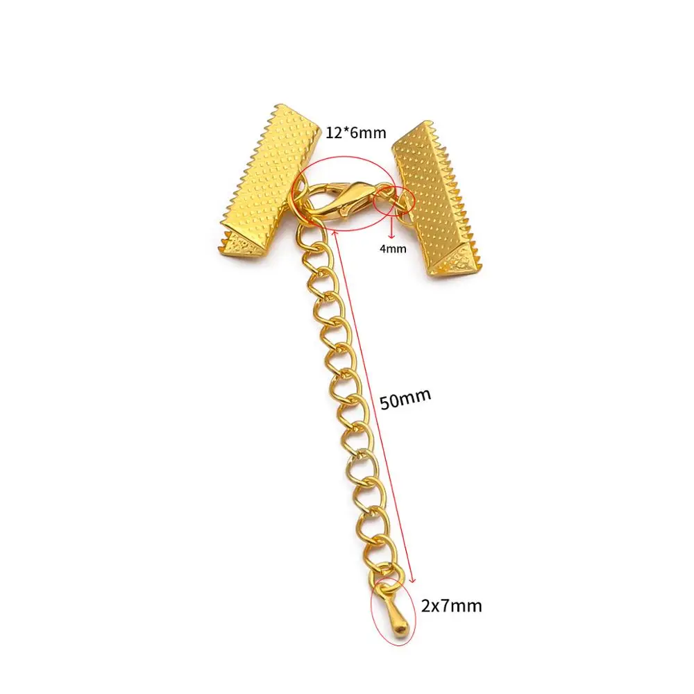 Застежка-карабин для браслетов сделай сам Концевая застежка кожаного шнура с