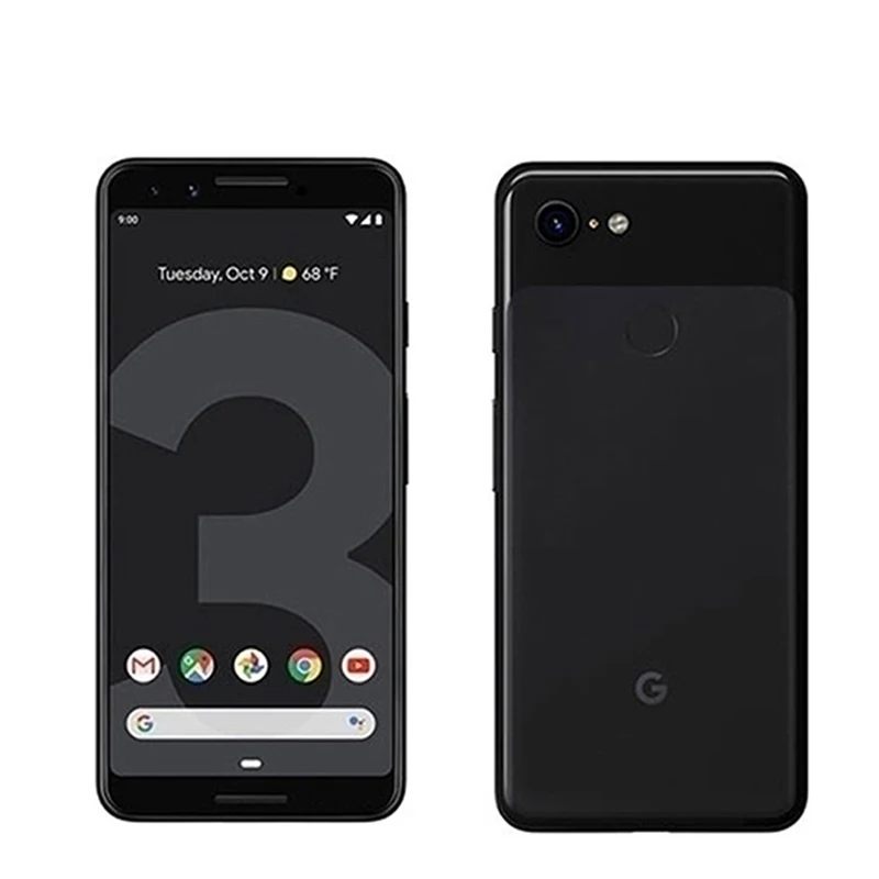 Разблокированный сотовый телефон Google Pixel 3 Qualcomm845 LTE 5," экран 4 ГБ ОЗУ 64 Гб/128 ГБ Двойная фронтальная камера отремонтированный телефон