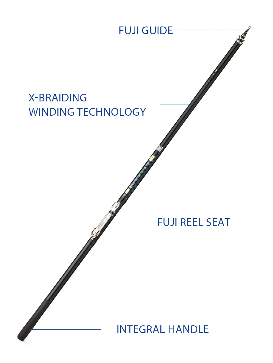 Daiwa LIBERTY CLUB ISO Удочка 3,9 4,5 м/5,3 м fuji направляющие кольца fuji катушка сиденье углеродное волокно тело Рок Удочка Снасть