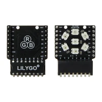 lilygo%c2%ae ttgo t oi ws2812 rgb expansion board for t oi esp8266 development board 16340 battery holder