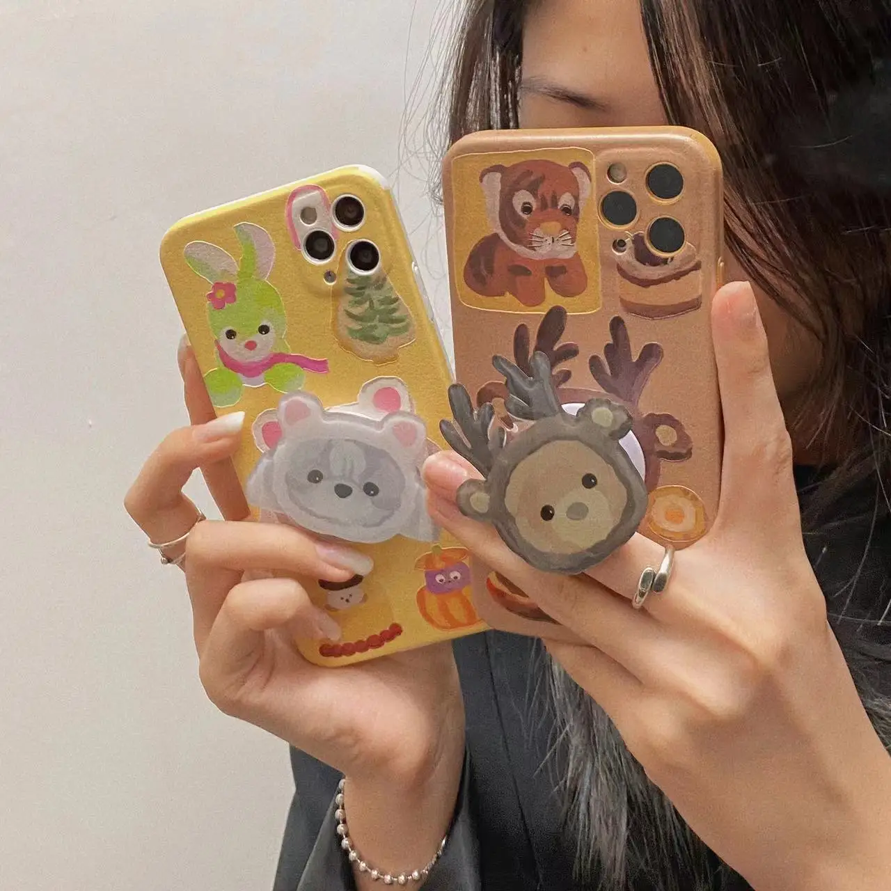 

Мягкий силиконовый чехол-накладка с подставкой для iPhone 13 12 11 Pro XS Max X XR SE 7 8 Plus