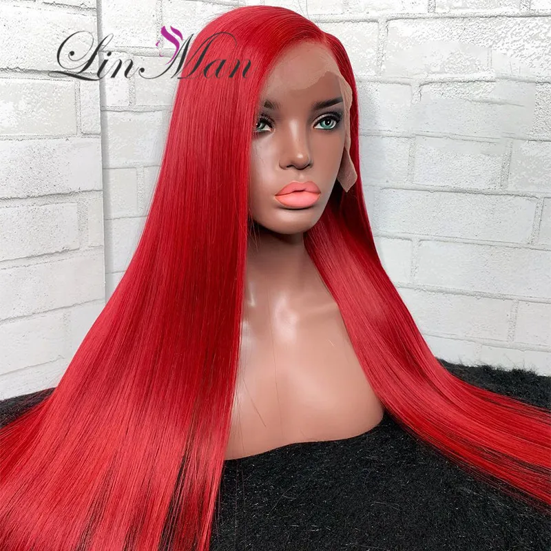 Парики из натуральных волос на кружевном фронте бразильские прямые волосы Remy