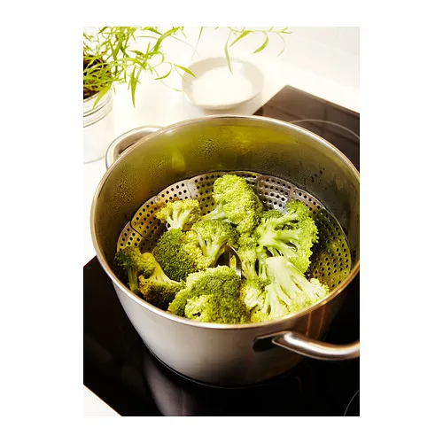 Новая Стальная Складная Пароварка складная чайник для рыбы сковорода корзина