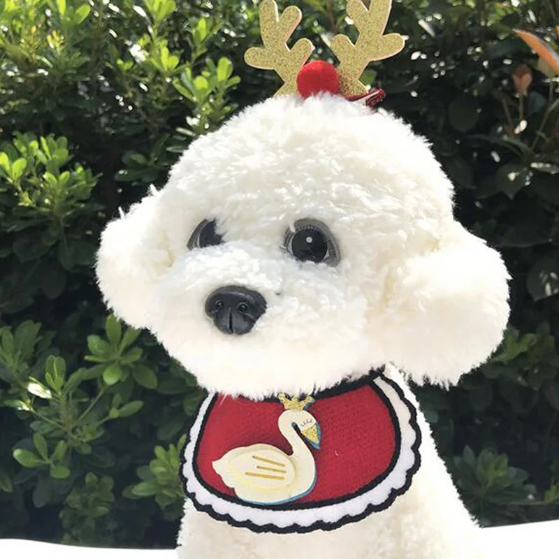 Рождественское слюнявчик для собак и кошек полотенце щенков бандана нагрудники