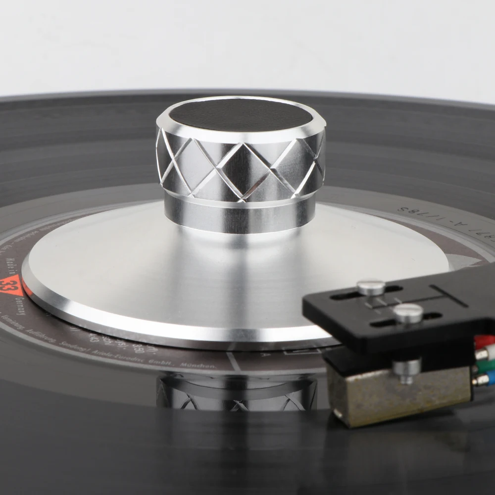 Estabilizador de Peso de Registro de Alumínio Braçadeira de Peso de Registro Discos de Vinil Estabilizador de Disco de Metal Áudio em Casa Yter Lp113b lp