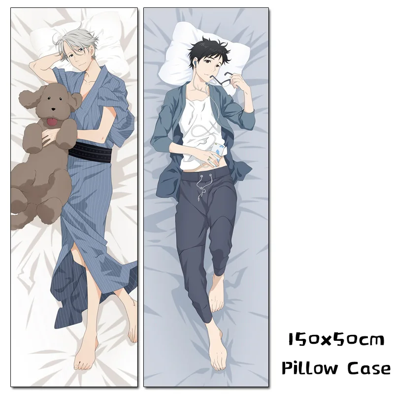 Аниме YURI! На льду пользовательские Dakimakura Katsuki Виктор Никифоров длинная подушка