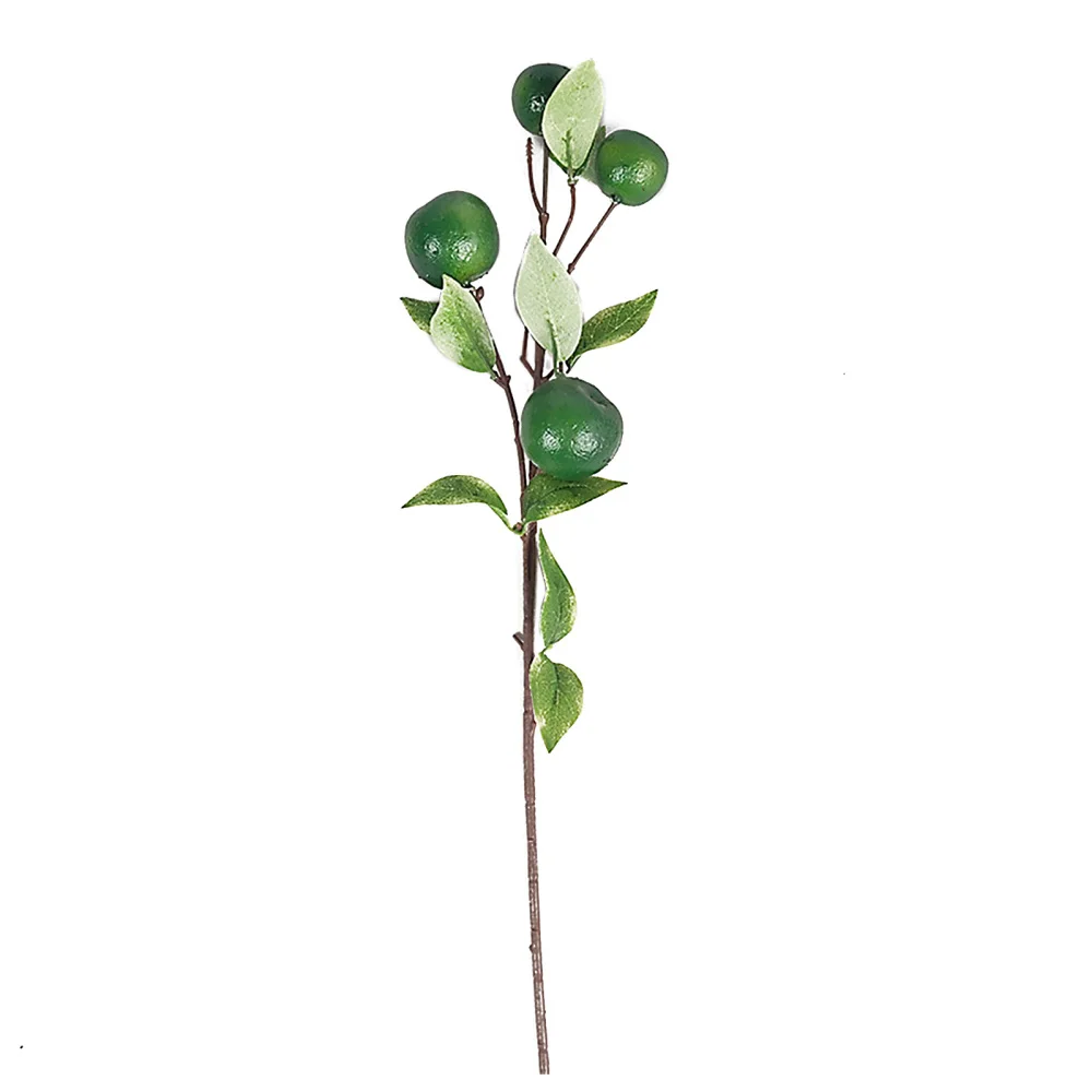 Искусственные оранжевые украшения для дома цветы имитация апельсинов ветки