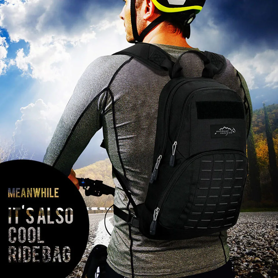 

BOWTAC Military Tactical Backpack Camping Riding Travel Bag Rucksack Molle Army Bags Hiking Cycling Outdoor Sports Bolsa Unisex