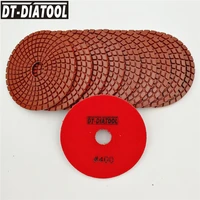 10pcsset 400 diamond polishing disc polish pads for granite or marble for polisher grinding disc sanding pads