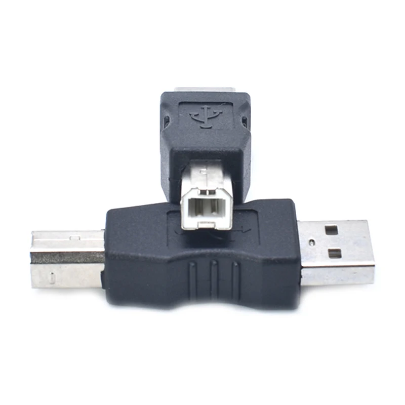 

A Male to Printer Scanner Type B Male Adapter Adaptor Converter Connectors Accessories USB Type