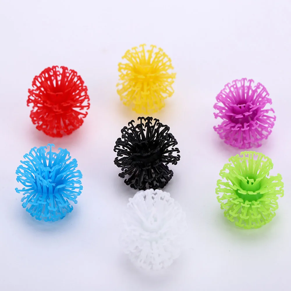 Дьявол шипы мяч различные липкие шары diy Дети сжимают творческие строительные
