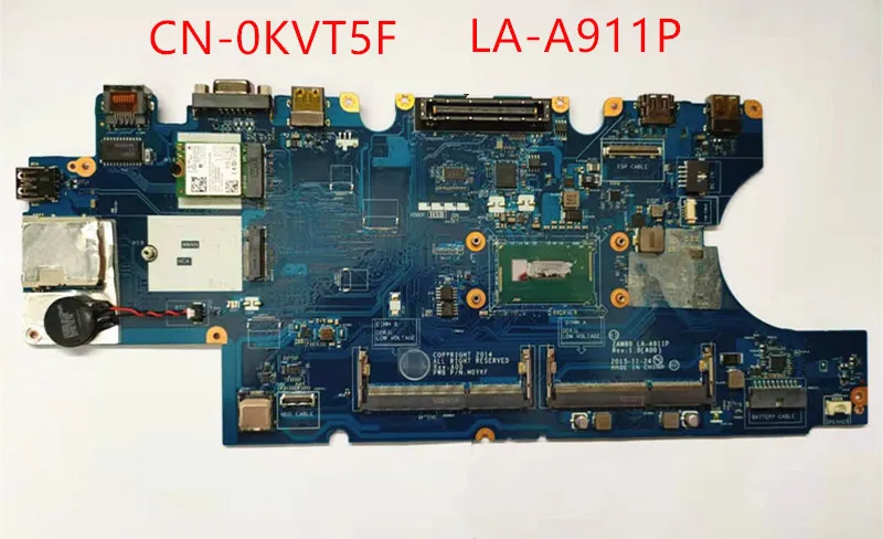Материнская плата для Dell Latitude E5550 I5-5300U CN-0KVT5F KVT5F M0YKF 100% Исправная - купить по