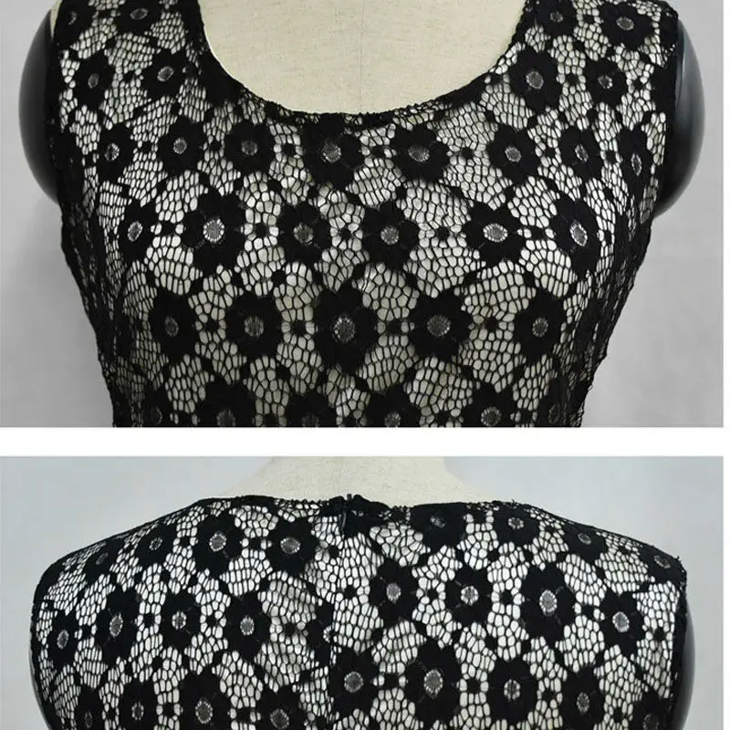 Женское кружевное платье в стиле Харадзюку вечернее без рукавов хиппи бохо