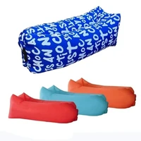 lazy inflatable sofa outdoor beach sleeping bag inflatable bed portable air sofa durable and waterproof