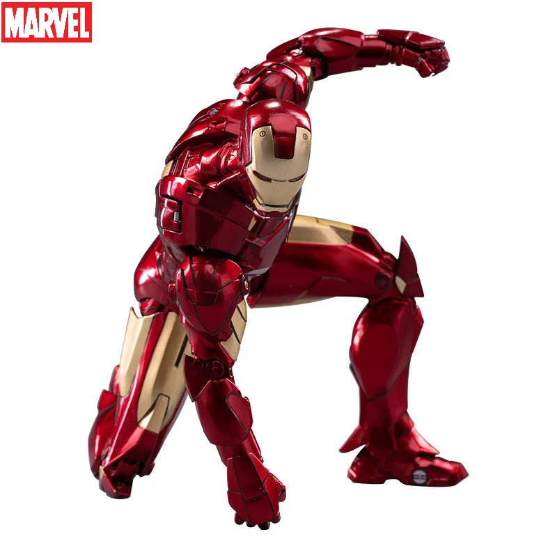 

18CM Anime Marvel Avengers Very Cool and Hot Selling Mk4 Iron Man PVC Boxed Model Figure for A Friend or Child