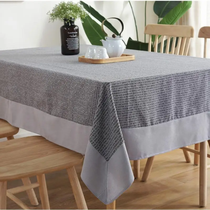 Скатерть из хлопка и льна в стиле ретро 20 дюймов|Скатерти| |