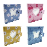 3 inch photocard holder can replace inner pages 20 sheet loose leaf pp butterfly love three hole picture storage photo album