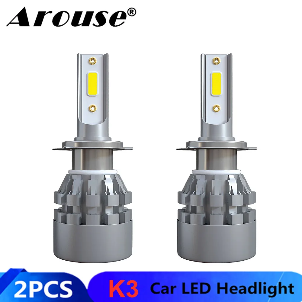 K3 H7 H11 9005 9006 Автомобильный светодиодный фары для H4 (Подол короче спереди и длиннее