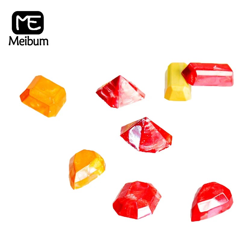 

DIY Polycarbonate Chocolate Mold Hard Candy Pan 24 Cavity Stone Diamond Confectionery Dessert Baking Tray Decorating Mould