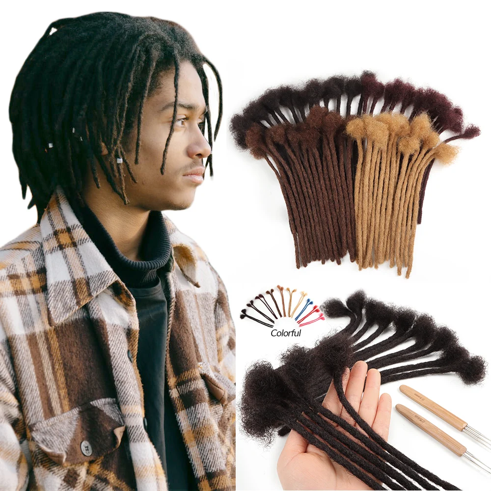 

|Vast Dreads| 100% Human Hair Dreadlocks Locks Extension Locs Rastas Humano Black Man