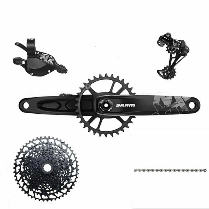 SRAM NX EAGLE 11-50T 12 speed Groupset Kit DUB 34T 170 175 триггерный переключатель передач RD кассета с цепью шатуны с DUB BB bike tool