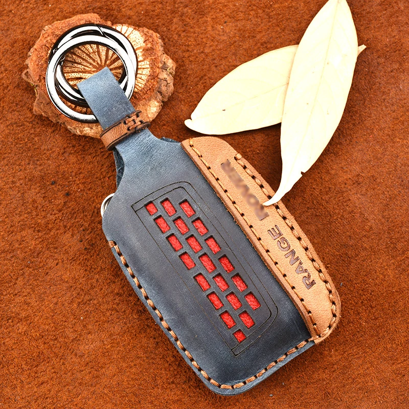 Кожаный Автомобильный Брелок дистанционного управления с ключом чехол Чехол для