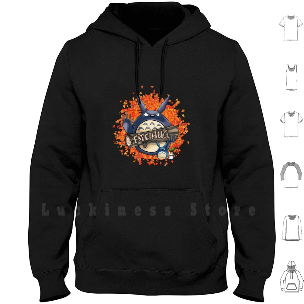 

Толстовка Totoro с длинным рукавом, толстовка с длинным рукавом