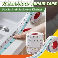 bathroom kitchen shower water proof mould proof tape sink bath sealing strip tape self adhesive waterproof plaster dropship