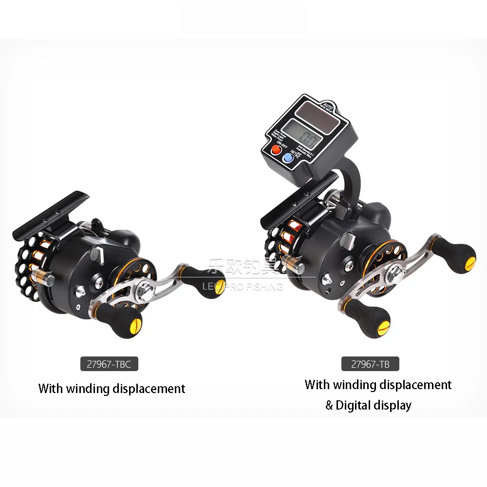 

Fishing Reel Digital Display with Winding Displacement Right Left Hand Aluminum Alloy 5BB 3.5:1 Gear Ratio Lure Pesca Wheel