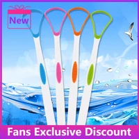 2021 hot sale tongue brush tongue cleaner scraper dental oral care tongue cleaning tool oral hygiene keep fresh breath