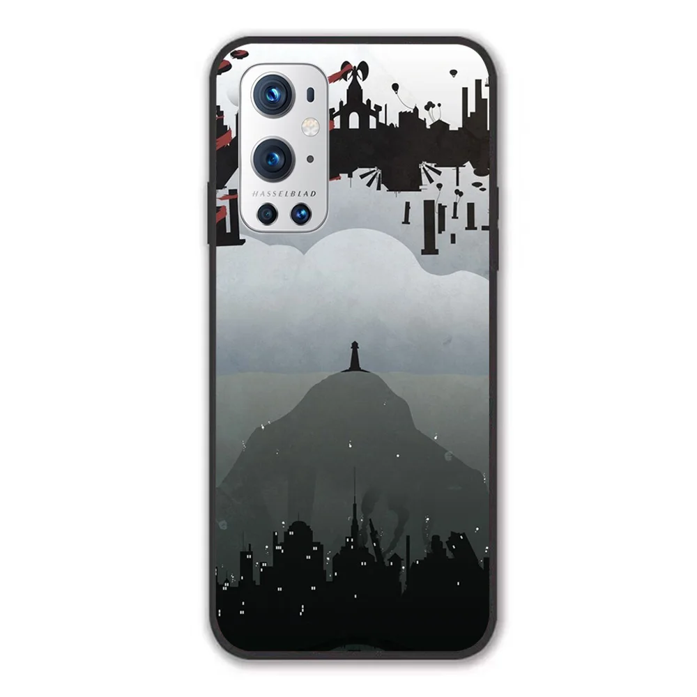 

For OnePlus Bioshock- 2 worlds Soft TPU Border OnePlus 7 7T 7Pro 8 8T 8Pro 9 9Pro Case
