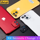 Модифицированная наклейка на объектив камеры, секундная смена крышки для iPhone XR, X, R, поддельная наклейка на камеру для iPhone 11, iPhone11, защитная пленка на стекло