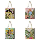 Женская сумка на плечо Matisse с рисунком маслом, Хлопковая Сумка-тоут, Высококачественная складная сумка