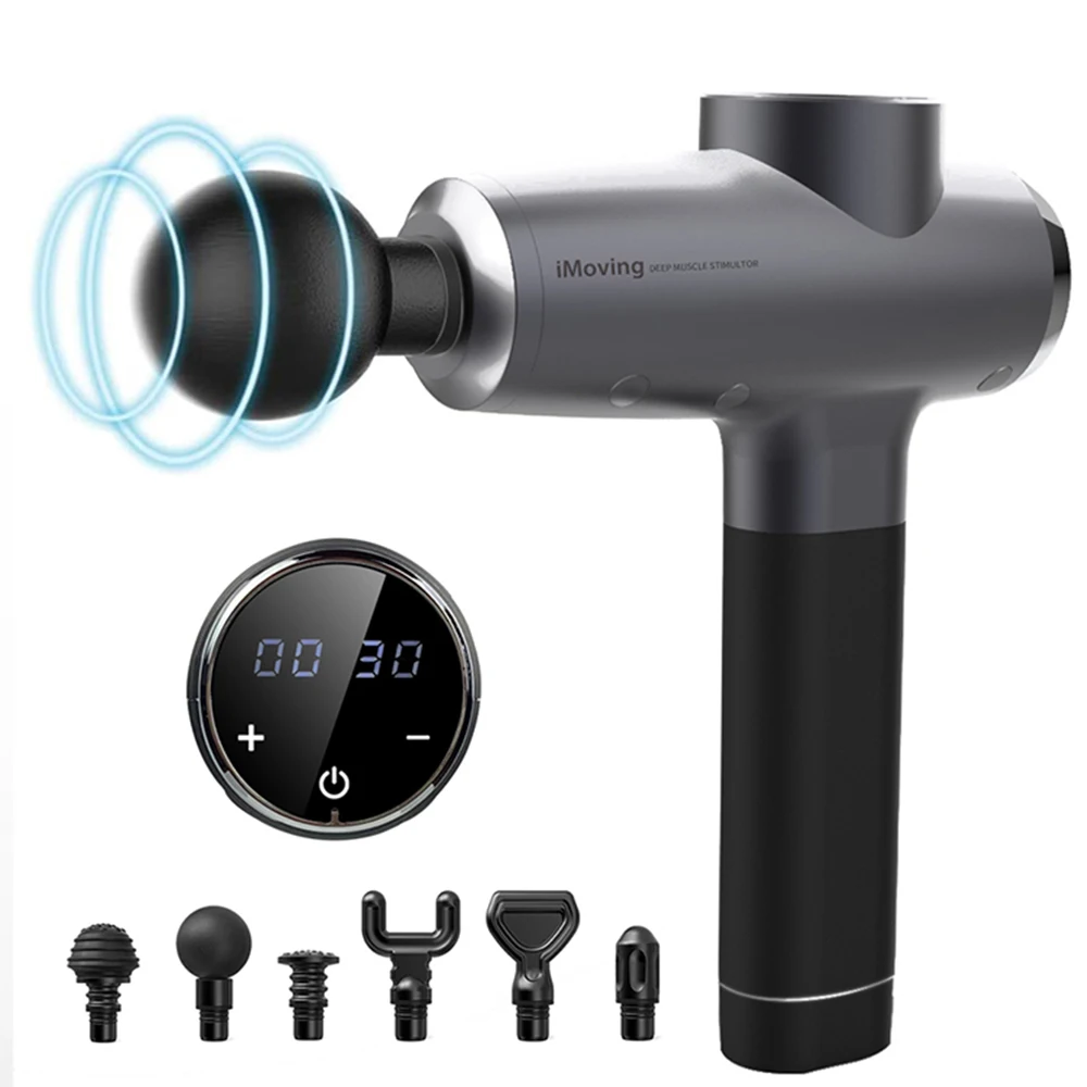 

ЖК-дисплей Дисплей электрическая панель пистолет глубокий массаж мышц пистолет вибрации Мышцы Массажер 20 Скорость терапии расслабляющий м...